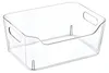 Rechteckiger Kühlschrank-Organizer transparent 27x19x11,5 Produktbild-Vorschau 3