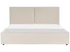 BELIANI Polsterbett Beige Stoffbezug mit Hohem Kopfteil Produktbild-Vorschau 4