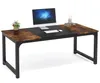 A modern desk with a computer setup against a white background. Podgląd zdjęcia produktu
