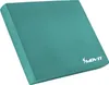 A teal balance pad with the brand logo on the bottom right corner, isolated on a white background. Podgląd zdjęcia produktu