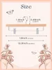 Size chart for hangers with butterflies and floral illustrations. Produktbild-Vorschau