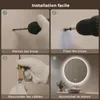 S'AFIELINA miroir de salle de bain LED rond miroir de salle Voir les images du produit 13