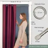 tinycurtains Türvorhang 195x150cm mit Teleskopstange Produktbild-Vorschau 2