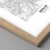 Gerahmtes Poster - Rahmen in heller Eiche - Stadt Karte Produktbild-Vorschau 2