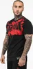 Maglietta Herren normale Passform SPLASHED Nero/Rosso 3XL Anteprima dell’immagine prodotto 1