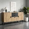 Merax Sideboard Kommode mit 2 Schubladen und 3 Türen, Produktbild-Vorschau 14