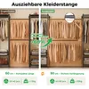 Mondeer Kleiderständer mit Teleskopstangen , 6 Ablagen, 4 Produktbild-Vorschau 6