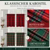 2er Set Scheibengardinen Weihnachten Tartan Bistrogardinen Produktbild-Vorschau 6