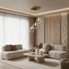Lampadario A Sospensione Toolight Lhj093-3Cp Gold Anteprima dell’immagine prodotto 2