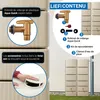 4rain Réservoir Mural Ensemble SLIM 660 L, beige sable 2x Voir les images du produit 4