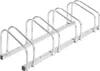 WOLTU Fahrradständer, aus Metall, für 4 Fahrräder, Silber, Produktbild-Vorschau 1