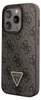 A close-up view of the back of a smartphone case with a repeating Guess logo pattern. Podgląd zdjęcia produktu