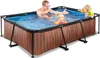 Piscina fuori terra EXIT Wood 220x150x65 cm, con pompa di Anteprima dell’immagine prodotto 4