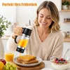Honigspender aus Glas 350 ml, tropffreier Honigdosierer mit Produktbild-Vorschau 2