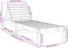 VidaXL 825070, Lounge, Drewno sosnowe, Szary, 70 kg Podgląd zdjęcia produktu 7