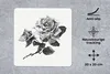 MuchoWow® Mauspad Mousepad Vintage - Rosen - Blumen 20x20 Produktbild-Vorschau 2