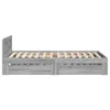vidaXL Bettgestell mit Kopfteil Grau Sonoma 75x190 cm Produktbild-Vorschau 6