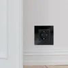 Navaris szklane gniazdo Schuko proste - z materiaem Podgląd zdjęcia produktu 5