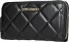 A black quilted wallet with a gold Valentino logo. Produktbild-Vorschau