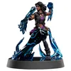 A figurine of a female character with blue energy effects emanating from her hands and around her base, standing on a black circular base. Náhled obrázku produktu