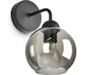 LUXOLAR Wandlampe LED Glasschirmen Schwarz E27 60W - Produktbild-Vorschau 1