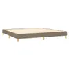 vidaXL Boxspringbett mit Matratze Taupe 200x200 cm Stoff Produktbild-Vorschau 3