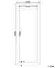 BELIANI Nástěnné zrcadlo stříbrné plastový rám 50 x 130 cm Náhled obrázku produktu 3