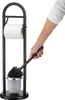 Toilettenpapierhalter EGON mit Bürstenhalter, Modern & Produktbild-Vorschau 3