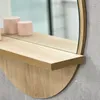 kleankin Miroir rond mural de salle de bain miroir avec Voir les images du produit 9