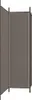 A three-panel room divider is shown from a side angle against a white background. Voir les images du produit