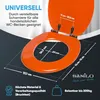 SANILO® WC sedátko s mechanismem soft-close oranžové, WC Náhled obrázku produktu 5