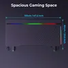 RGB-Gaming-Tisch 120 x 60 cm |Carbon-Optik X-förmiges Produktbild-Vorschau 5