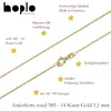 Goldkette Ankerkette Länge 50cm - Breite 1,1mm - 585-14 Produktbild-Vorschau 4