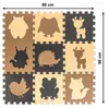 Aga Kontrastné penové Puzzle 85 cm x 85 cm 9 dielov Hnedé Náhľad obrázku produktu 7