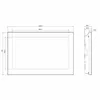 10 Zoll HD Monitor Schwarz für GOLIATH IP Video Produktbild-Vorschau 9