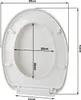 Verk 01868 WC sedátko samopadací univerzální bílé Náhled obrázku produktu 7