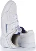 A pair of white Reebok sneakers shown from a side angle. Produktbild-Vorschau