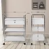 CLP Gerätewagen PL912 mit Rollen und Schublade weiß Produktbild-Vorschau 2