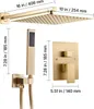 SucceBuy Robinet de douche Système de douche à effet pluie Voir les images du produit 8