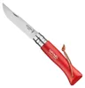 Opinel Messer No. 8 Inox con funda roja Vista previa de la imagen del producto 7