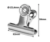20 Stück kleine Verschlussclips Metall | 63mm Tüten Clips | Produktbild-Vorschau 2