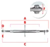 Dritter Punkt für Traktor 610-920 mm M30x3 Kat. 1 Produktbild-Vorschau 2