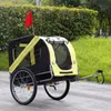 Wiltec príves na bicykel pre psov 220x700x78cm žlto-čierny Náhľad obrázku produktu 2