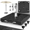 tillvex® Granit Sonnenschirmständer mit Rollen & Produktbild-Vorschau 1