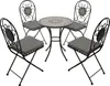 DEGAMO Gartenset Sitzgruppe Bistroset SIENA 5-teilig (4x Produktbild-Vorschau 1