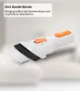 A close-up marketing image of a vacuum cleaner attachment with text overlay. Produktbild-Vorschau