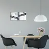 Wanduhr aus Glas – 60x30 cm - Glasbild - Glasuhr - Produktbild-Vorschau 3
