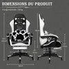 Chaise de gaming Puluomis avec repose-pieds, fauteuil de Voir les images du produit 3