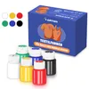 7 Artists Textilfarben Set – 6x20 ml Cat Acrylfarben für Produktbild-Vorschau 1