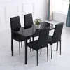 HOMCOM Table de salle à manger/de cuisine pour 4 personnes, Voir les images du produit 6